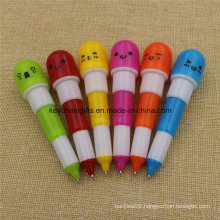 Promotional Custom Plastic Retractable Pill Ball Point Pen